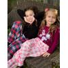 Ekouaer Girls Soft Pajamas Pants Cute Print Pattern PJ Bottoms Comfortable Lounge Long Pants with 2 Pockets(Pink Big Plaid)