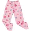 Ekouaer Girls Soft Pajamas Pants Cute Print Pattern PJ Bottoms Comfortable Lounge Long Pants with 2 Pockets(Pink Donuts)