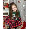 Ekouaer Girls Soft Pajamas Pants Cute Print Pattern PJ Bottoms Comfortable Lounge Long Pants with 2 Pockets(Red Plaid)