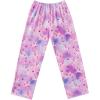 Ekouaer Girls Soft Pajamas Pants Cute Print Pattern PJ Bottoms Comfortable Lounge Long Pants with 2 Pockets(Unicorn)