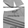 Ekouaer Mens Pajama Pants Sleepwear Soft Pjs Bottoms Sleep Lounge Long Pant with Drawstring & Pockets(Light Gray)