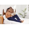 Ekouaer Mens Pajama Pants Sleepwear Soft Pjs Bottoms Sleep Lounge Long Pant with Drawstring & Pockets(Navy Blue)