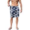 Ekouaer Men’s Pajama Shorts Soft Sleepwear Bottoms Elastic Waistband Loungewear Breathable Men Shorts with Pockets(Coconut Tree)