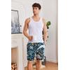 Ekouaer Men’s Pajama Shorts Soft Sleepwear Bottoms Elastic Waistband Loungewear Breathable Men Shorts with Pockets(Dinosaur)