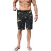 Ekouaer Men’s Pajama Shorts Soft Sleepwear Bottoms Elastic Waistband Loungewear Breathable Men Shorts with Pockets(Elk)