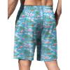 Ekouaer Men’s Pajama Shorts Soft Sleepwear Bottoms Elastic Waistband Loungewear Breathable Men Shorts with Pockets(Flamingos)