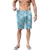 Ekouaer Men’s Pajama Shorts Soft Sleepwear Bottoms Elastic Waistband Loungewear Breathable Men Shorts with Pockets(Flamingos)