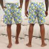 Ekouaer Men’s Pajama Shorts Soft Sleepwear Bottoms Elastic Waistband Loungewear Breathable Men Shorts with Pockets(Fruit Watermelon and Lemon)