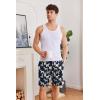 Ekouaer Men’s Pajama Shorts Soft Sleepwear Bottoms Elastic Waistband Loungewear Breathable Men Shorts with Pockets(Navy Dogs)