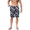 Ekouaer Men’s Pajama Shorts Soft Sleepwear Bottoms Elastic Waistband Loungewear Breathable Men Shorts with Pockets(Navy Dogs)