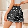 Ekouaer Pajama Shorts for Women 2026 Soft Sleep Shorts Casual Lounge Pants Comfy Pj Pants with Pockets(Black Moon)