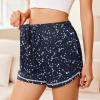Ekouaer Pajama Shorts for Women 2026 Soft Sleep Shorts Casual Lounge Pants Comfy Pj Pants with Pockets(Navy Star)