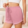 Ekouaer Pajama Shorts for Women 2026 Soft Sleep Shorts Casual Lounge Pants Comfy Pj Pants with Pockets(Pink)