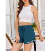 Ekouaer Pajama Shorts for Women 2026 Soft Sleep Shorts Casual Lounge Pants Comfy Pj Pants with Pockets(Teal)
