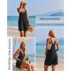 Ekouaer Rompers for Women Summer Casual Sleeveless Spaghetti Strap Jumpsuit Ribbed Shorts Overalls with Pockets(Black)