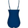Ekouaer Women’s One Piece Swimsuit Ruched Tummy Control Bathing Suits Vintage Retro Push Up Swimwear(Peacock Blue)