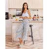 Ekouaer Womens Pajama Pants Wide Leg Capri Yoga Pants Lounge Comfy Sleep Pj Bottoms with Pockets(Grey Stars)