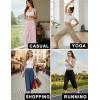 Ekouaer Womens Pajama Pants Wide Leg Capri Yoga Pants Lounge Comfy Sleep Pj Bottoms with Pockets(Leopard)
