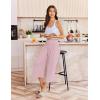 Ekouaer Womens Pajama Pants Wide Leg Capri Yoga Pants Lounge Comfy Sleep Pj Bottoms with Pockets(Pink)