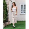 Ekouaer Womens Pajama Pants Wide Leg Capri Yoga Pants Lounge Comfy Sleep Pj Bottoms with Pockets(Pink Flowers)