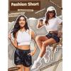 Ekouaer Womens Silk Satin Pajama Short 2026 Summer Casual Sleep Shorts Lounge Sleep Pj Short with Pockets Soft Lounge Shorts(Leopard Brown)