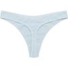 Ekouaer Womens Thongs Invisible Panties No Show Seamless Low Waist Breathable G-String Cotton Thongs 6 Pack(Multicolored 9 – 6 Pack)