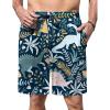 Ekouaer Men’s Pajama Shorts Soft Sleepwear Bottoms Elastic Waistband Loungewear Breathable Men Shorts with Pockets(Dinosaur)