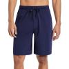 Ekouaer Men’s Pajama Shorts Soft Sleepwear Bottoms Elastic Waistband Loungewear Breathable Men Shorts with Pockets(Navy Blue)