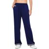 Ekouaer Soft Pajama Pants for Women, Elastic Waist Casual Lounge Yoga Pj Bottoms with Pockets(Navy Blue)