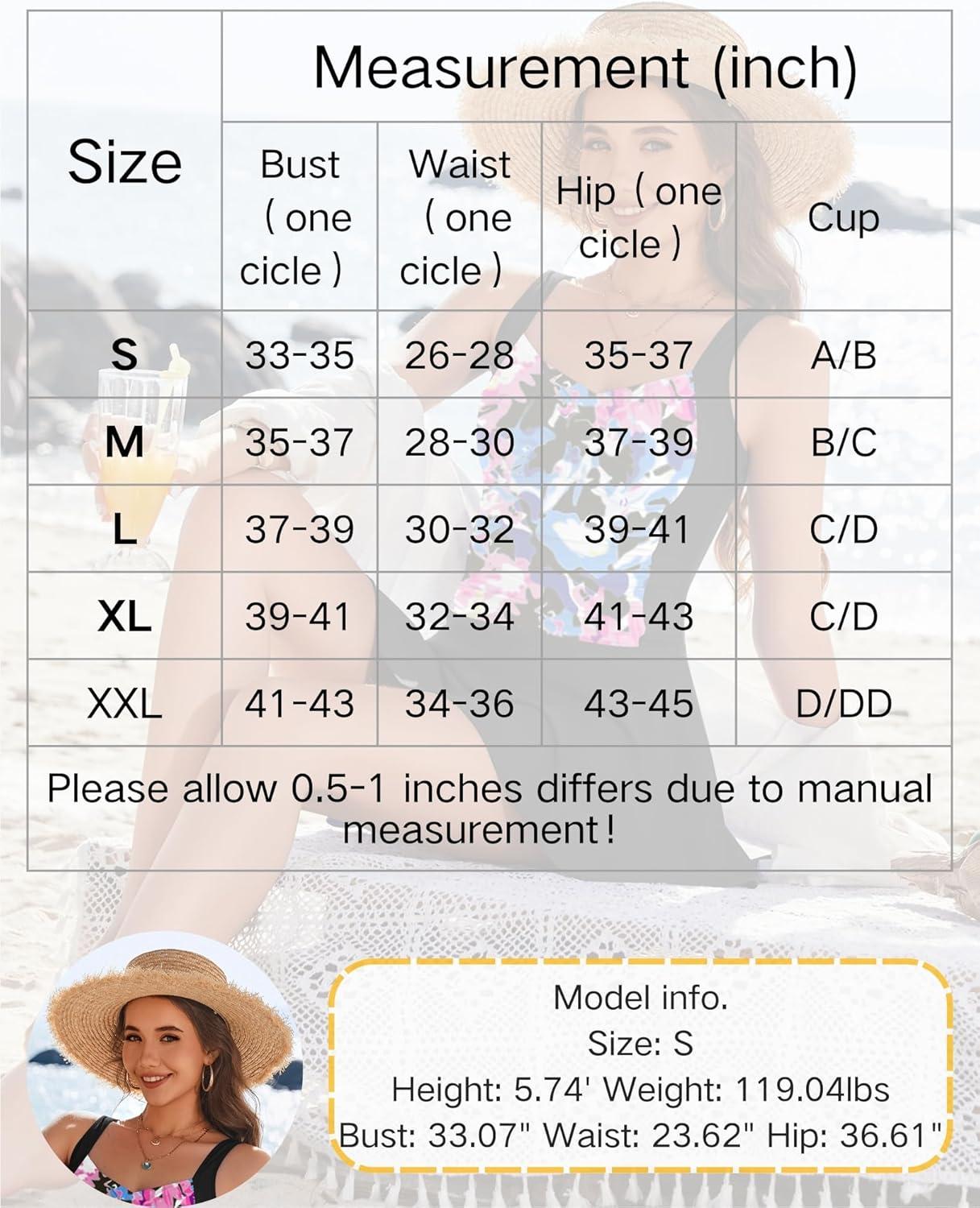 imageEkouaer Swim Dress One Piece Bathing Suit Skirted Swimsuits for Women Ruched Retro Swimwear SXXLPblack