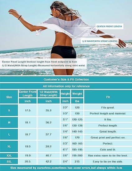 imageEkouaer Womens Coverups Beach Short Sarong Sheer Chiffon Cover Up Bikini Wraps S3XLRoyal Blue