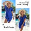 Ekouaer Swimsuit Cover Ups for Women Lace Crochet V-Neck Bikini Beach Coverups Dress for Swimwear Bathing Suit(00-sky Blue)