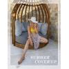 Ekouaer Women Sarong Swimsuit Coverups Chiffon Long Bikini Wraps Sheer Beach Bathing Suit Cover Up(Dark Khaki)