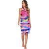 Ekouaer Women Sarong Swimsuit Coverups Chiffon Long Bikini Wraps Sheer Beach Bathing Suit Cover Up(Pat 13)