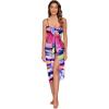 Ekouaer Women Sarong Swimsuit Coverups Chiffon Long Bikini Wraps Sheer Beach Bathing Suit Cover Up(Pat 13)