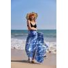 Ekouaer Women Sarong Swimsuit Coverups Chiffon Long Bikini Wraps Sheer Beach Bathing Suit Cover Up(Pat 2)