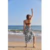 Ekouaer Women Sarong Swimsuit Coverups Chiffon Long Bikini Wraps Sheer Beach Bathing Suit Cover Up(Pat 5)