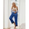 Ekouaer Women Silk Satin Pajama Pants, Color Block Loose Lounge Pants Elastic Waist Pj Bottoms with Pockets(Navy)
