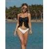 Ekouaer Women’s Coverups Beach Short Sarong Sheer Chiffon Cover Up Bikini Wraps S-3XL(Black)