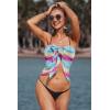 Ekouaer Women’s Coverups Beach Short Sarong Sheer Chiffon Cover Up Bikini Wraps S-3XL(Mermaid Gradient)