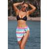 Ekouaer Women’s Coverups Beach Short Sarong Sheer Chiffon Cover Up Bikini Wraps S-3XL(Mermaid Gradient)