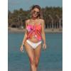 Ekouaer Women’s Coverups Beach Short Sarong Sheer Chiffon Cover Up Bikini Wraps S-3XL(Red Tie Dye)