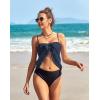 Ekouaer Women’s Coverups Beach Short Sarong Sheer Chiffon Cover Up Bikini Wraps S-3XL(Swiss Dot-navy Blue)