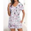Ekouaer Women’s Pajamas Sets Short Sleeve Lounge Sets Sleepwear Casual Two Piece Pjs With Pockets(Dog)