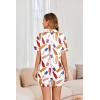 Ekouaer Womens Satin Silk Pajamas Set Short Sleeve Sleepwear Button Down Top and Shorts Loungewear 2 Piece Pjs Set S-XXL(Color Wine Bottles)
