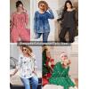 Ekouaer Pajamas for Women Set Long Sleeve Sleepwear Top & Pants Pjs Comfy 2 Piece Lounge Set with Pockets S-XXL(Christmas Green)