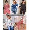 Ekouaer Pajamas for Women Set Long Sleeve Sleepwear Top & Pants Pjs Comfy 2 Piece Lounge Set with Pockets S-XXL(Red Floral)