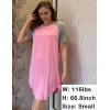 Ekouaer Sleep Shirts for Women Short Sleeve Night Shirts for Sleeping Pullover Nightgown Soft Nightdress S-XXXL(Pink)