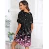 Ekouaer Sleep Shirts for Women Short Sleeve Night Shirts for Sleeping Pullover Nightgown Soft Nightdress S-XXXL(Pink Sakura)