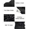 Ekouaer Women Short Sleeve Maternity Nursing Dress Casual V Neck Breastfeeding Loungewear Ribbed Knit Pregnancy Dresses S-XXL(Black)